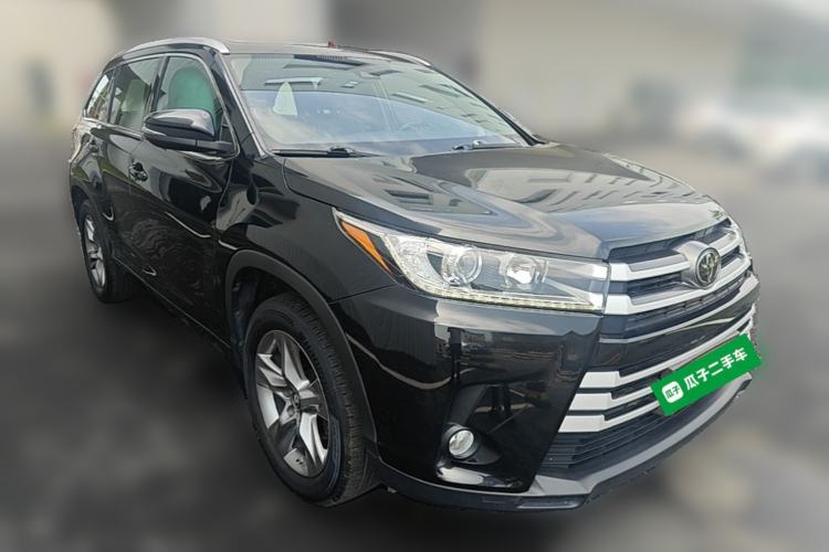 Used Toyota Highlander 2021 2.0T Four-Wheel Drive Luxury Edition 7 Seats Front Right 45 Deg