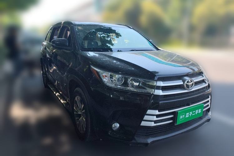 Used Toyota Highlander 2021 2.0T Four-Wheel Drive Elite Edition 7-Seater Front Right 45 Deg