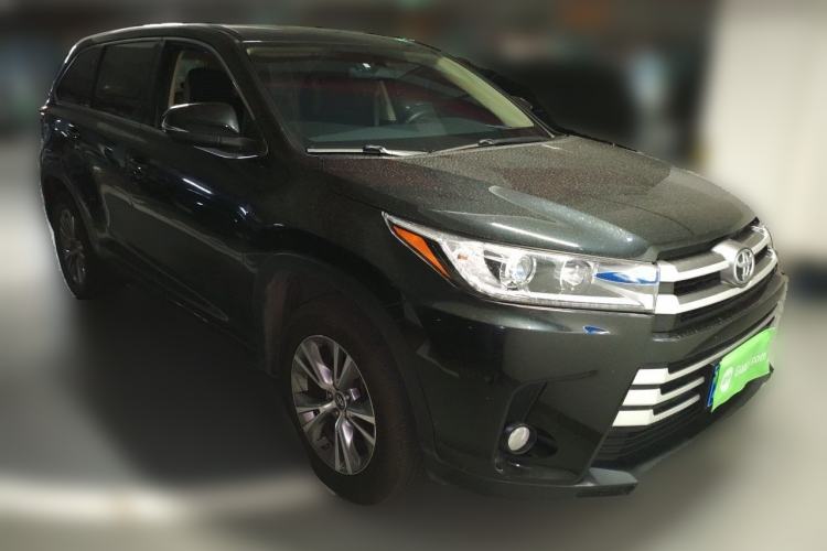 Used Toyota Highlander 2021 2.0T Four-Wheel Drive Elite Edition 7-Seater Front Right 45 Deg