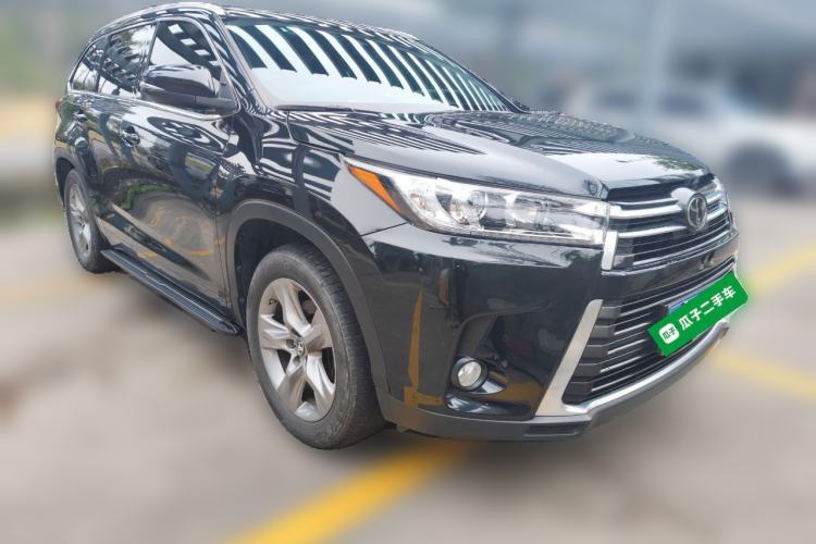 Used Toyota Highlander 2021 2.0T Four-Wheel Drive Prestige Version 7 Seats Front Right 45 Deg