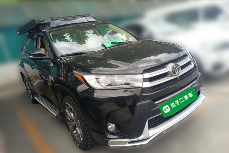 Used Toyota Highlander 2021 2.0T Four-Wheel Drive Elite Edition 7-Seater Front Right 45 Deg