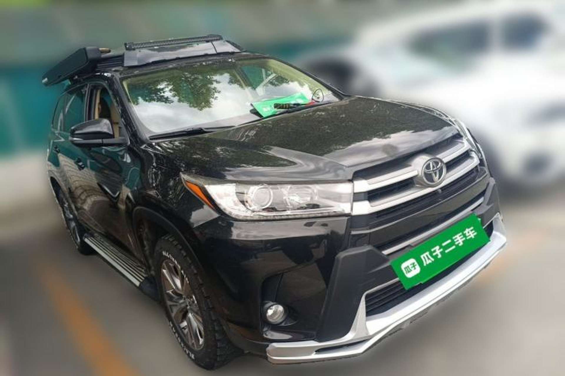 Used Toyota Highlander 2021 2.0T Four-Wheel Drive Elite Edition 7-Seater Front Right 45 Deg
