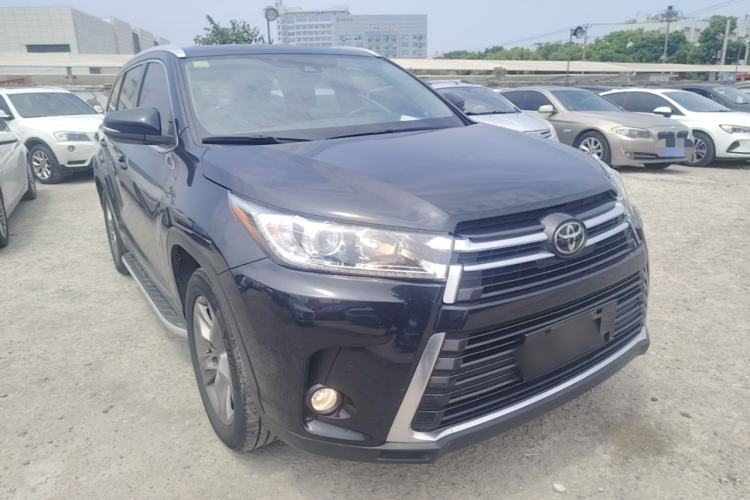 Used Toyota Highlander 2021 2.0T Four-Wheel Drive Prestige Version 7 Seats Front Right 45 Deg