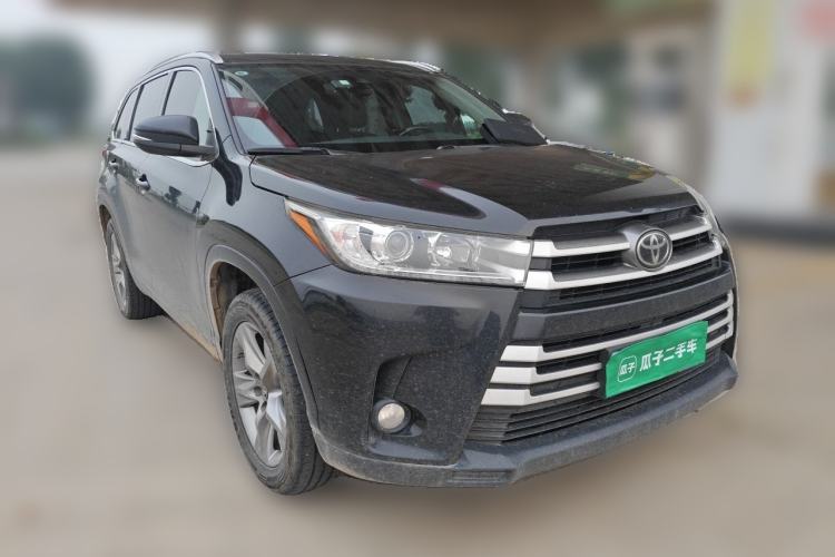 Used Toyota Highlander 2021 2.0T Four-Wheel Drive Luxury Edition 7 Seats Front Right 45 Deg