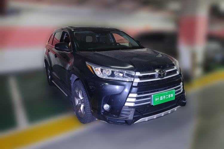 Used Toyota Highlander 2021 2.0T Four-Wheel Drive Luxury Edition 7 Seats Front Right 45 Deg