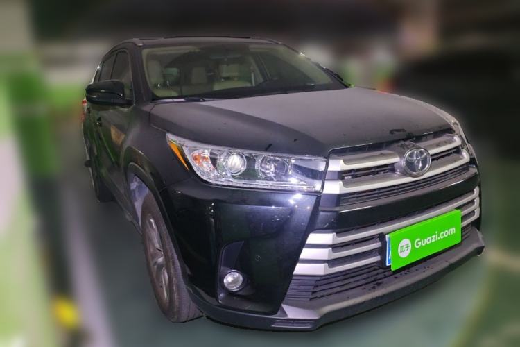 Used Toyota Highlander 2021 2.0T Four-Wheel Drive Elite Edition 7-Seater Front Right 45 Deg