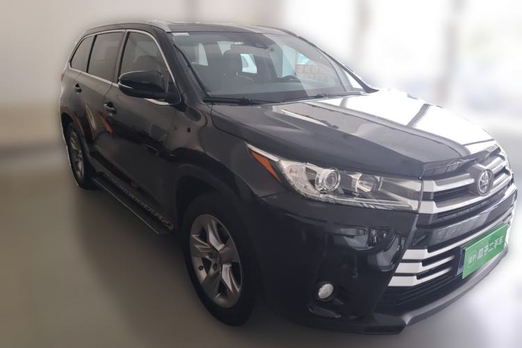 Used Toyota Highlander 2021 2.0T Four-Wheel Drive Prestige Version 7 Seats Front Right 45 Deg