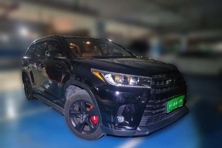 Used Toyota Highlander 2021 2.0T Four-Wheel Drive Knight Edition 7 Seats Front Right 45 Deg