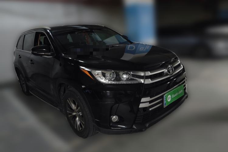 Used Toyota Highlander 2021 2.0T Four-Wheel Drive Elite Edition 7-Seater Front Right 45 Deg