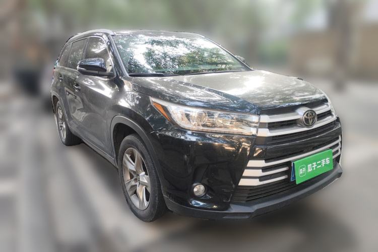 Used Toyota Highlander 2021 2.0T Four-Wheel Drive Luxury Edition 7 Seats Front Right 45 Deg