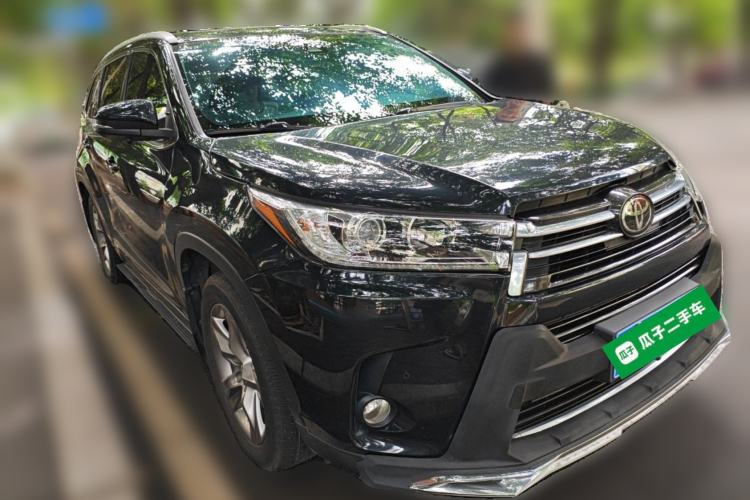 Used Toyota Highlander 2021 2.0T Four-Wheel Drive Prestige Version 7 Seats Front Right 45 Deg