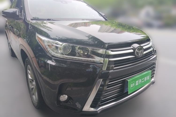 Used Toyota Highlander 2021 2.0T Four-Wheel Drive Prestige Version 7 Seats Front Right 45 Deg