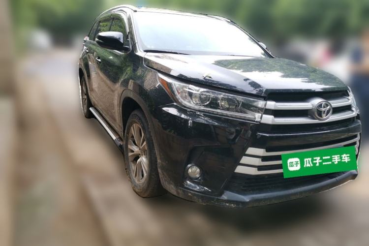 Used Toyota Highlander 2021 2.0T Four-Wheel Drive Elite Edition 7-Seater Front Right 45 Deg