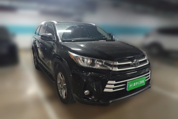 Used Toyota Highlander 2021 2.0T Four-Wheel Drive Luxury Edition 7 Seats Front Right 45 Deg
