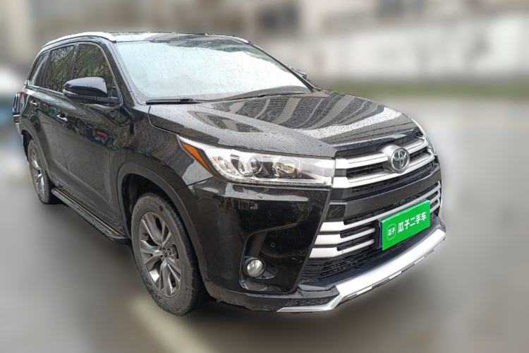 Used Toyota Highlander 2021 2.0T Four-Wheel Drive Elite Edition 7-Seater Front Right 45 Deg