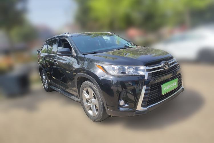 Used Toyota Highlander 2021 2.0T Four-Wheel Drive Prestige Version 7 Seats Front Right 45 Deg
