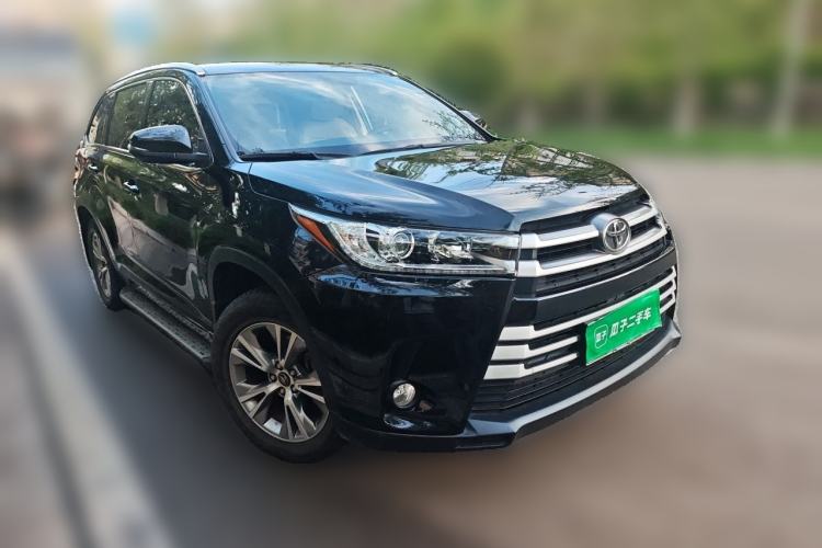 Used Toyota Highlander 2021 2.0T Four-Wheel Drive Elite Edition 7-Seater Front Right 45 Deg
