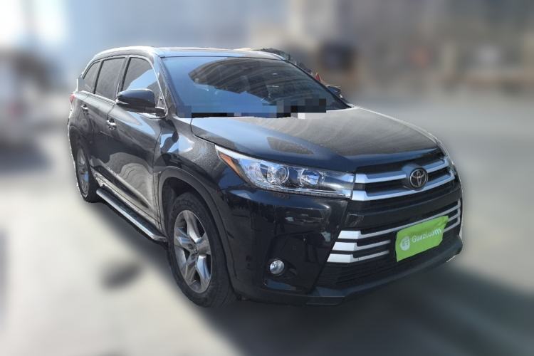 Used Toyota Highlander 2021 2.0T Four-Wheel Drive Luxury Edition 7 Seats Front Right 45 Deg