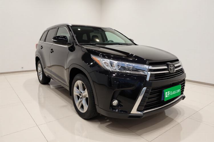 Used Toyota Highlander 2021 2.0T Four-Wheel Drive Prestige Version 7 Seats Front Right 45 Deg