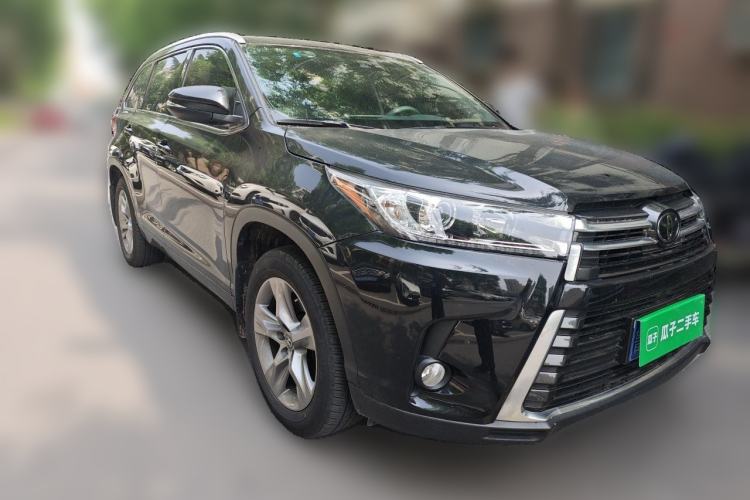 Used Toyota Highlander 2021 2.0T Four-Wheel Drive Prestige Version 7 Seats Front Right 45 Deg