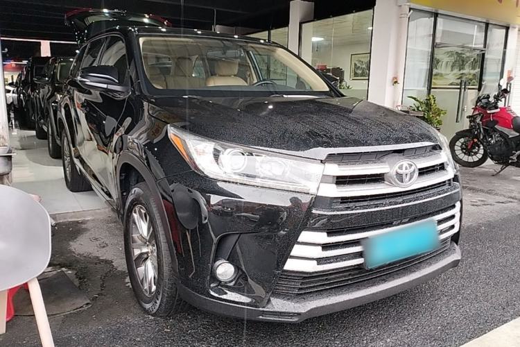 Used Toyota Highlander 2021 2.0T Four-Wheel Drive Elite Edition 7-Seater Front Right 45 Deg