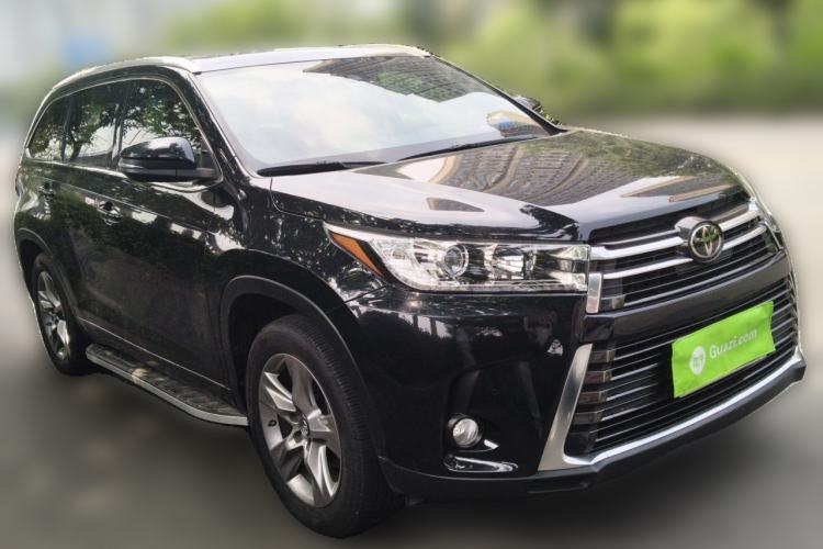 Used Toyota Highlander 2021 2.0T Four-Wheel Drive Prestige Version 7 Seats Front Right 45 Deg