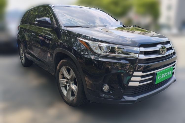 Used Toyota Highlander 2021 2.0T Four-Wheel Drive Luxury Edition 7 Seats Front Right 45 Deg