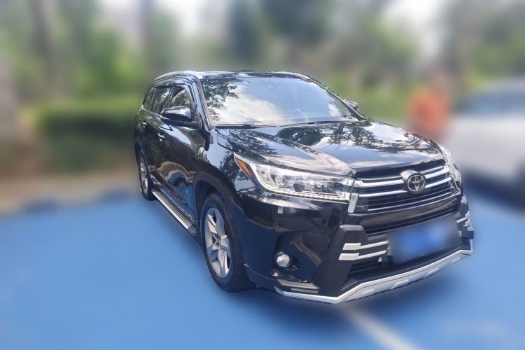 Used Toyota Highlander 2021 2.0T Four-Wheel Drive Prestige Version 7 Seats Front Right 45 Deg