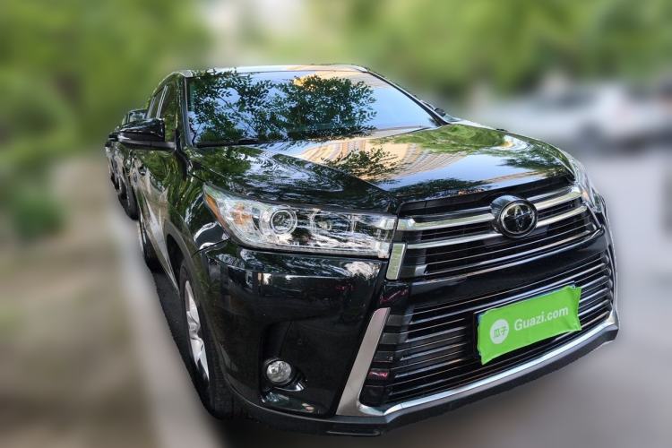 Used Toyota Highlander 2021 2.0T Four-Wheel Drive Prestige Version 7 Seats Front Right 45 Deg