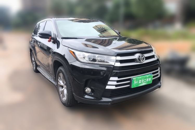 Used Toyota Highlander 2021 2.0T Four-Wheel Drive Elite Edition 7-Seater Front Right 45 Deg