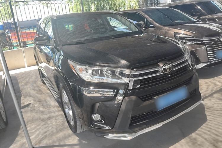 Used Toyota Highlander 2021 2.0T Four-Wheel Drive Prestige Version 7 Seats Front Right 45 Deg