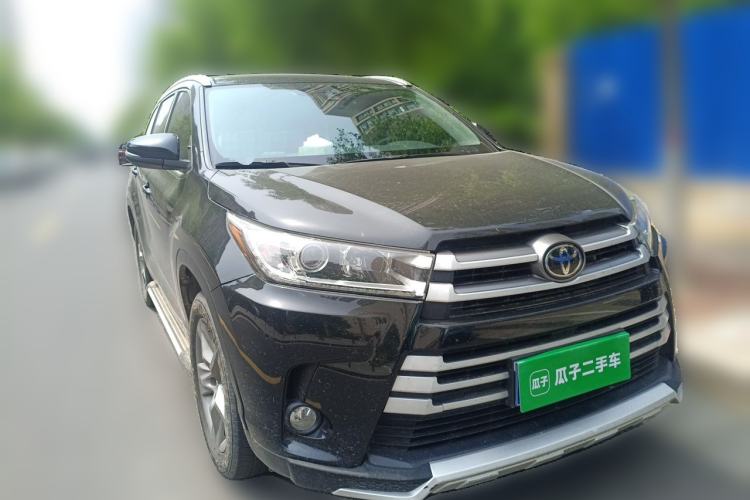 Used Toyota Highlander 2021 2.0T Four-Wheel Drive Luxury Edition 7 Seats Front Right 45 Deg