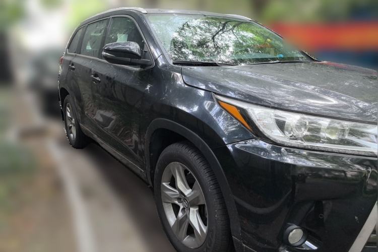 Used Toyota Highlander 2021 2.0T Four-Wheel Drive Prestige Version 7 Seats Front Right 45 Deg