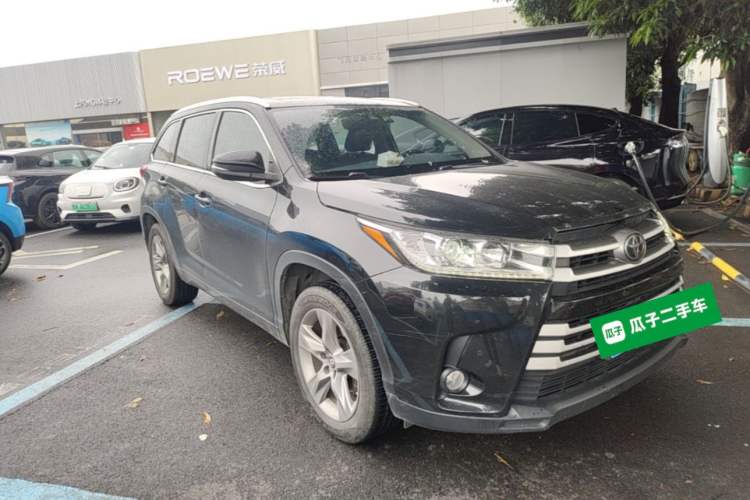 Used Toyota Highlander 2021 2.0T Four-Wheel Drive Knight Edition 7 Seats Front Right 45 Deg