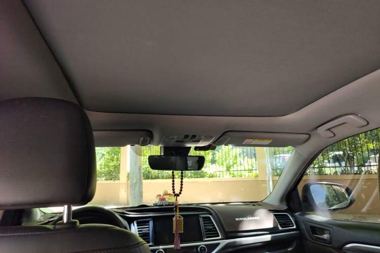 Used Toyota Highlander 2021 2.0T Four-Wheel Drive Prestige Version 7 Seats Headliner