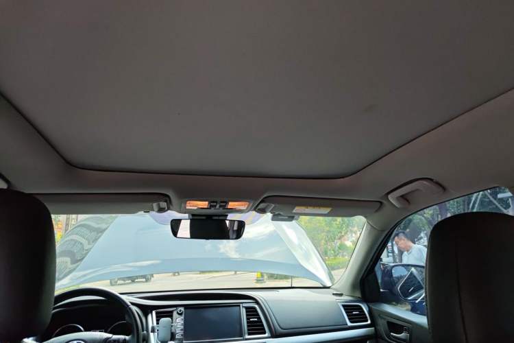 Used Toyota Highlander 2021 2.0T Four-Wheel Drive Luxury Edition 7 Seats Headliner