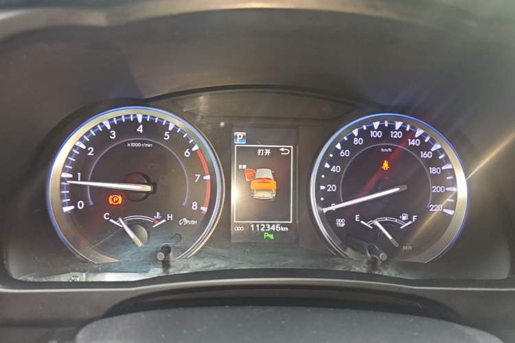 Used Toyota Highlander 2021 2.0T Four-Wheel Drive Prestige Version 7 Seats Instrument Cluster