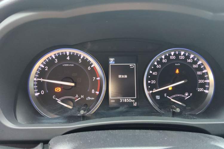 Used Toyota Highlander 2021 2.0T Four-Wheel Drive Prestige Version 7 Seats Instrument Cluster