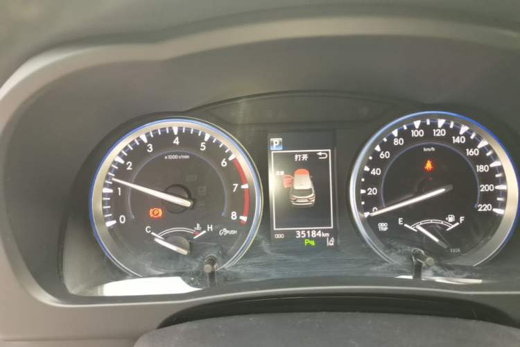 Used Toyota Highlander 2021 2.0T Four-Wheel Drive Luxury Edition 7 Seats Instrument Cluster