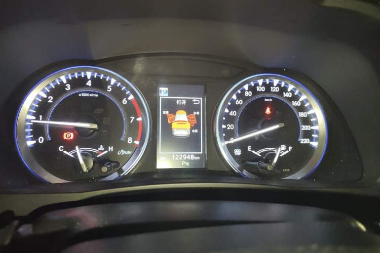 Used Toyota Highlander 2021 2.0T Four-Wheel Drive Luxury Edition 7 Seats Instrument Cluster