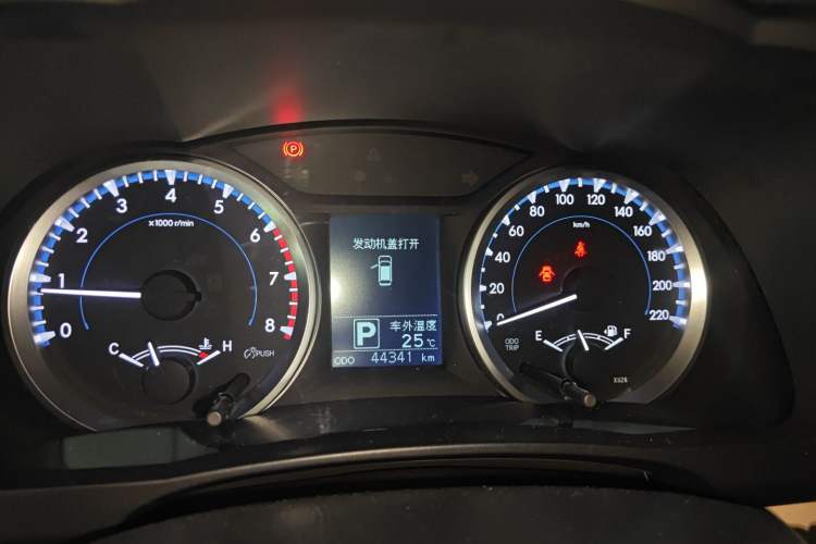Used Toyota Highlander 2021 2.0T Four-Wheel Drive Elite Edition 7-Seater Instrument Cluster