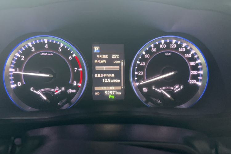 Used Toyota Highlander 2021 2.0T Two-Wheel Drive Luxury Edition 7 Seats Instrument Cluster