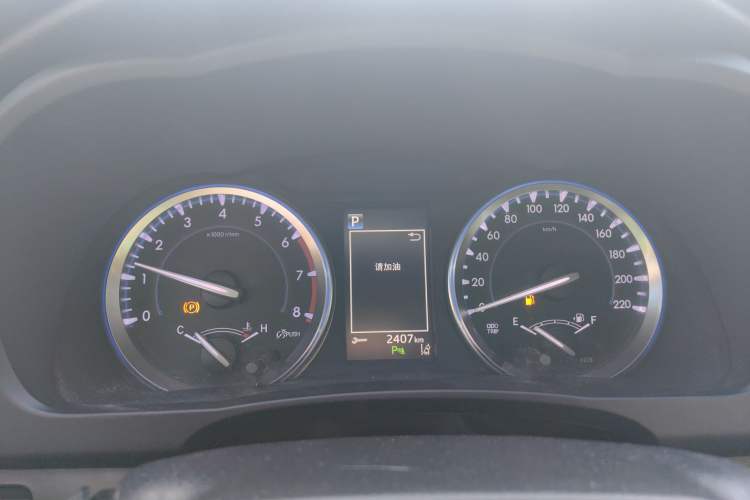 Used Toyota Highlander 2021 2.0T Four-Wheel Drive Luxury Edition 7 Seats Instrument Cluster