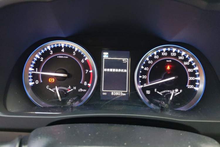 Used Toyota Highlander 2021 2.0T Four-Wheel Drive Luxury Edition 7 Seats Instrument Cluster
