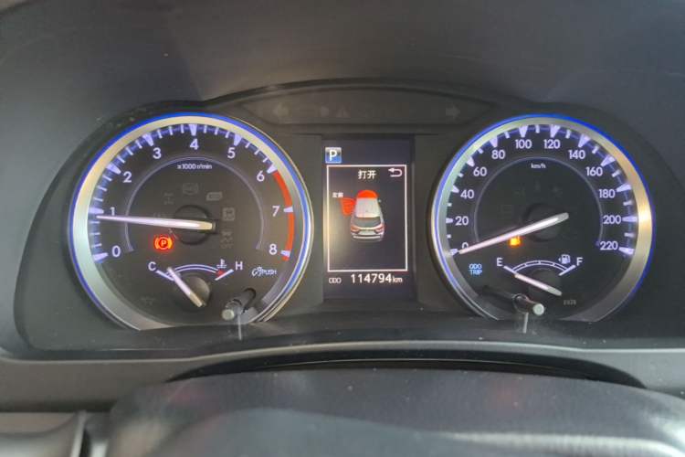 Used Toyota Highlander 2021 2.0T Four-Wheel Drive Luxury Edition 7 Seats Instrument Cluster