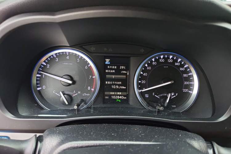 Used Toyota Highlander 2021 2.0T Four-Wheel Drive Luxury Edition 7 Seats Instrument Cluster
