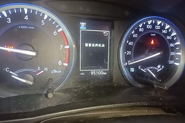 Used Toyota Highlander 2021 2.0T Four-Wheel Drive Luxury Edition 7 Seats Instrument Cluster