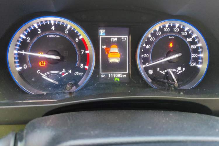 Used Toyota Highlander 2021 2.0T Four-Wheel Drive Luxury Edition 7 Seats Instrument Cluster