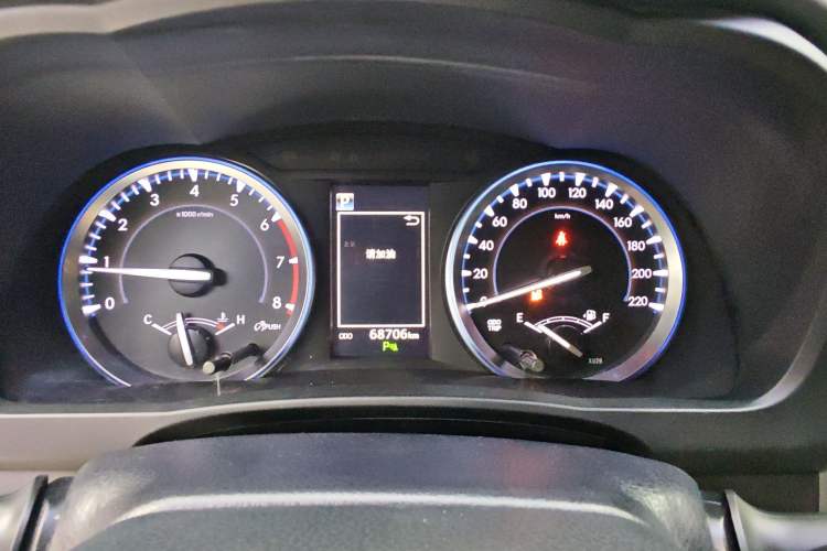 Used Toyota Highlander 2021 2.0T Four-Wheel Drive Prestige Version 7 Seats Instrument Cluster