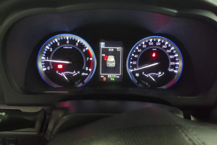 Used Toyota Highlander 2021 2.0T Four-Wheel Drive Luxury Edition 7 Seats Instrument Cluster